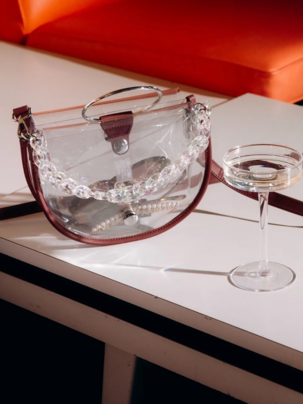 Clear concert/stadium purse